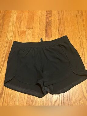 GAIAM Black Women's Athletic Shorts with Elastic Waist